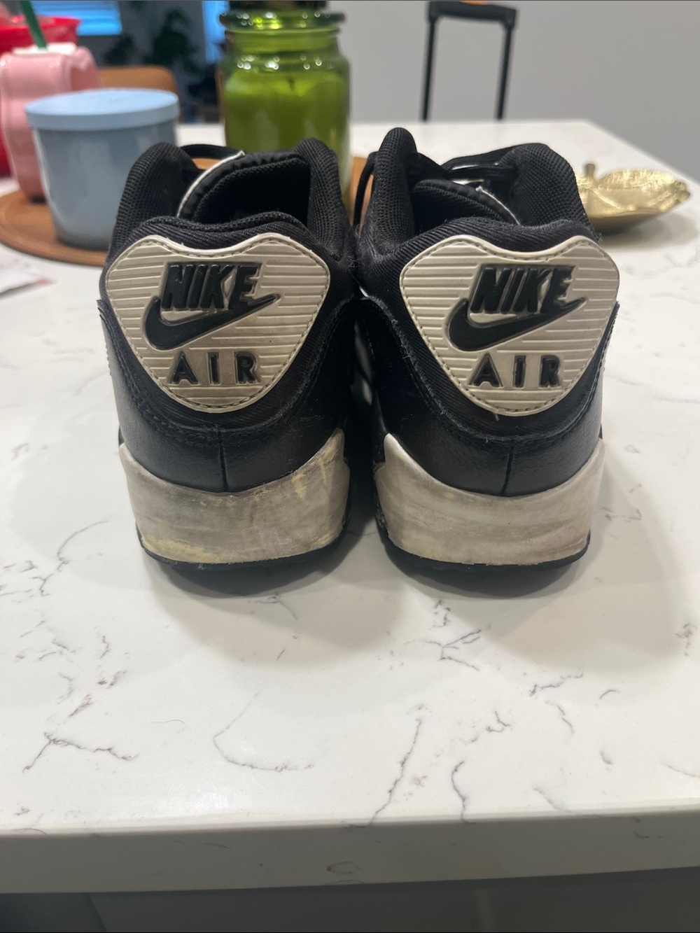 Nike Black and White Air Max Runner Sneakers - Picture 4 of 8